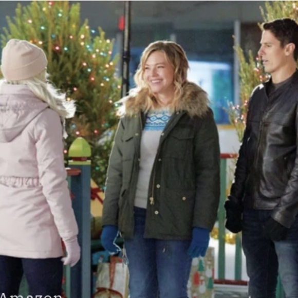 H&M Army Green Coat Faux Fur Collar Womens 0 Olive Green Jacket - Picture 4 of 15